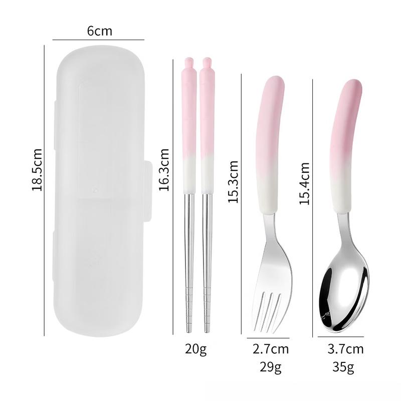 

Portable Stainless Steel Travel Utensil Set