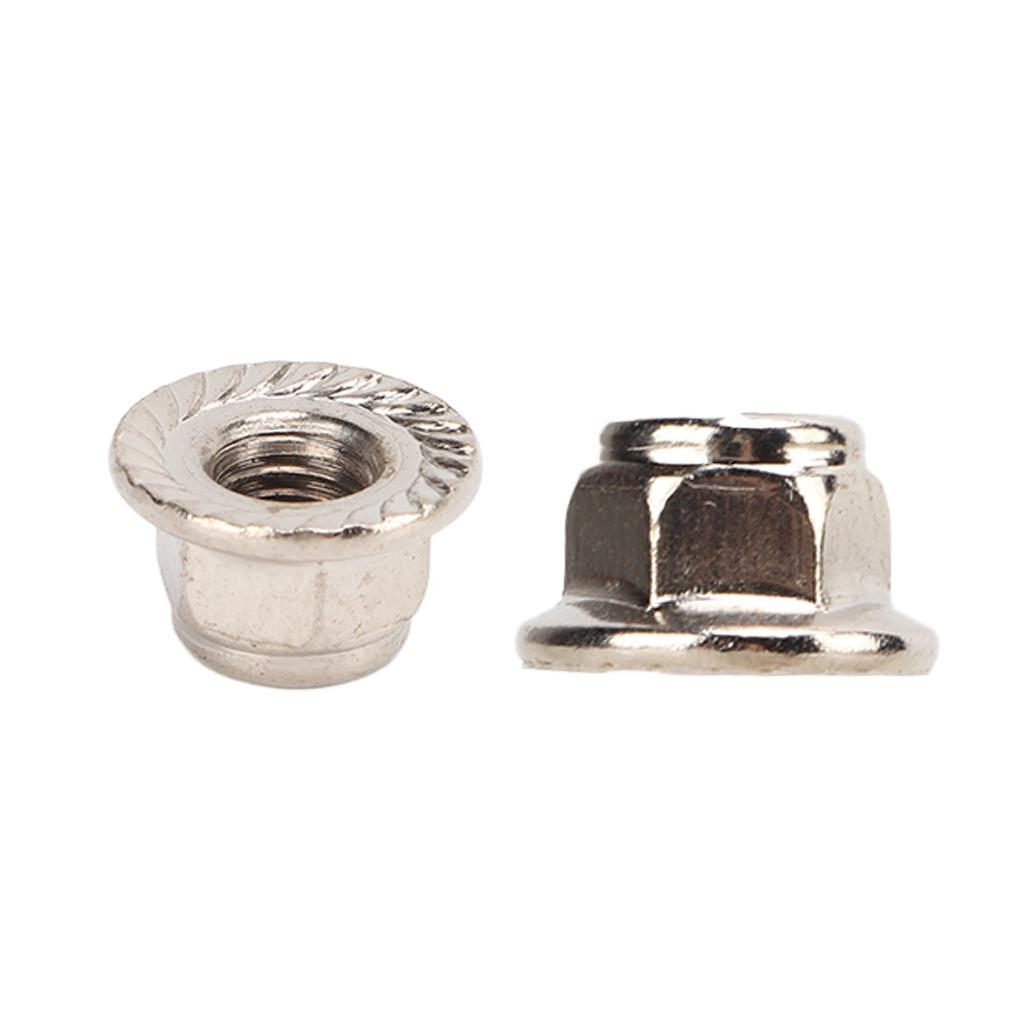 10 Pcs Lock Tire Nut Corrosion Resistant RC Model Car M5 Flange Nut Lock Tire Nut