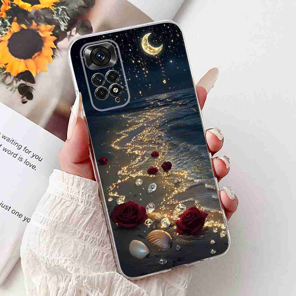 For Xiaomi Redmi Note 11 Pro 4G Case New Fashion Soft Silicone Phone Case For Redmi Note 11 11E Note11E Pro Cover Housing 6.67"