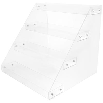 Beverage Display Rack Acrylic Multi-Layer Snack Storage Rack For Supermarket Shop Countertop Clear Drinks Showcase Shelf