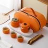 Portable Tea Ceremony Set: One Pot & Four Cups - Compact Business Gift