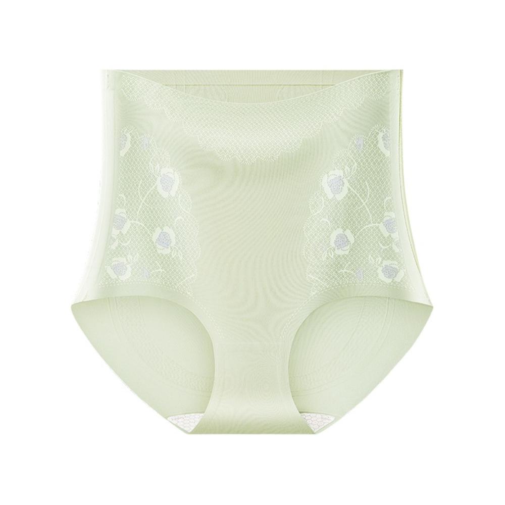 

Ice Silk Slimming Shapewear Seamless Body Shaping Briefs Breathable Tummy Control Underwear Female XXL зелений