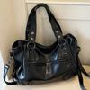 Fashion Faux Leather Handbag Women's Zipper Pockets Crossbody Bag Large Capacity Work Shopping and Meeting Friends Ladies' Holiday Gifts