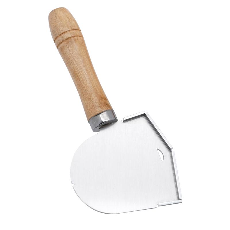 1Pc Dental Wax Spatula Dental Prosthesis Processing Wax Dental Laboratory Tools Aluminum Alloy Square Semi-Circular Wax Dam Tool