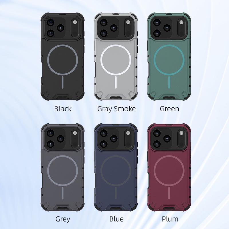 Apple iPhone 17 Pro Max Magnetic Grating Skin Feel Phone Case