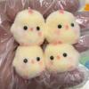 2Pcs Miniature Slow Rebound Relief Squeeze Toys Sticky Tpr Squishy Mini Chick Stress Relief Squishy  Fidget Toy
