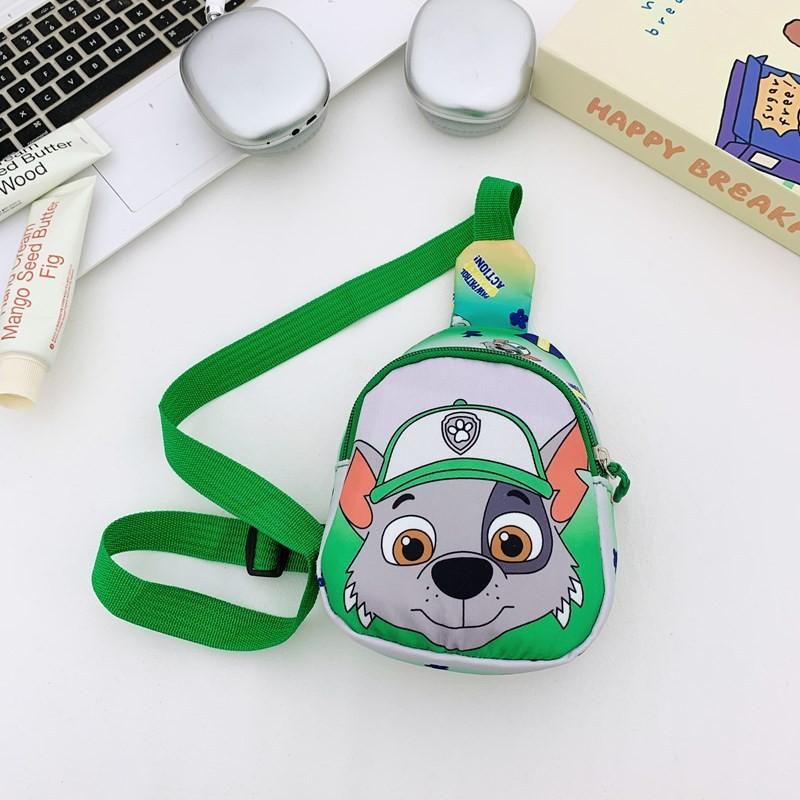 Paw Patrol Cartoon Kids Chest Bag With Polyester Print For Daily Use