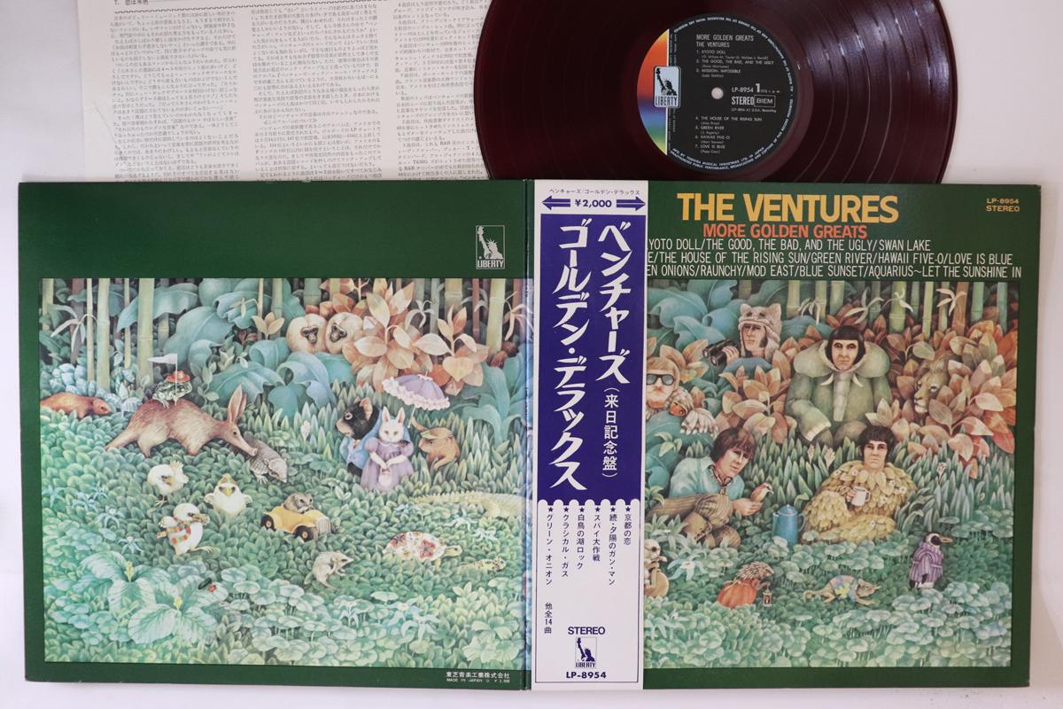 

LP Record VENTURES - More Golden Greats LP8954 LIBERTY 1970 Japan Obi Rock Used
