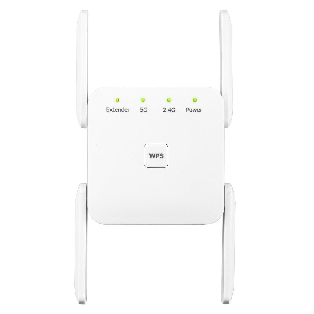 AC1200M Dual band WIFI Network Repeater 5G 2.4G Wireless Signal Extender Amplifier Repeat White American Standard US