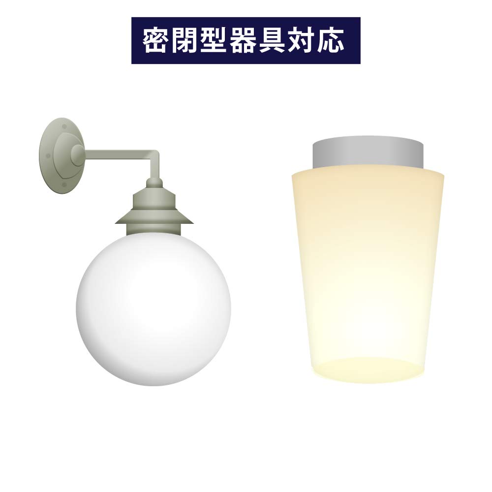 Saving Iris Ohyama LED Light Bulb E26 Wide Beam Angle 60W Equivalent Warm White [Energy Measures] 2-Pack LDA6L-G-6T72P