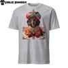 Dackladin Dackel Dachshund In Arabian Attire Oktoberfest T-Shirt Dog Tee