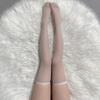 Black Stockings Women'S Sexy High Thigh Lace Mesh Socks Half White Pure Desire Stockings Children'S Black Knee Socks