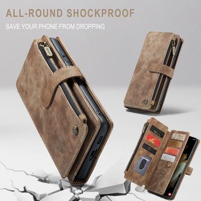 Flip Leder Handyhülle für Samsung Galaxy S25 Edge S24 S26 Ultra S23 FE S22 S21 S20 Plus Note20 A16 A56 A17 A37 A57 Geldbörse Etui