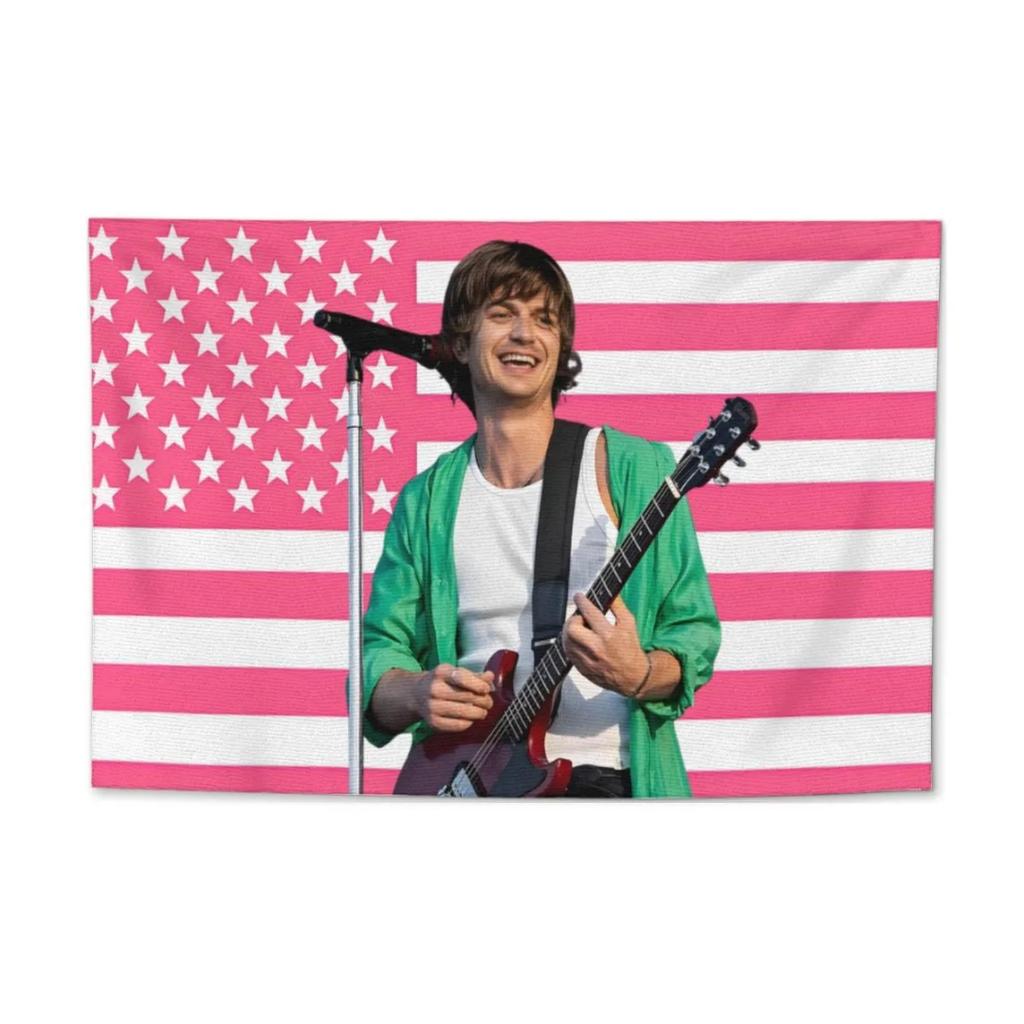 Joe Keery Concert Flag Indie Rock Music Tapestry Live Show Wall Banner Dorm Frat Room Decor Dormitory Decor