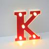 16cm Size Luminous Letters Red White Color LED Letter Night Light  Outdoor Decoration