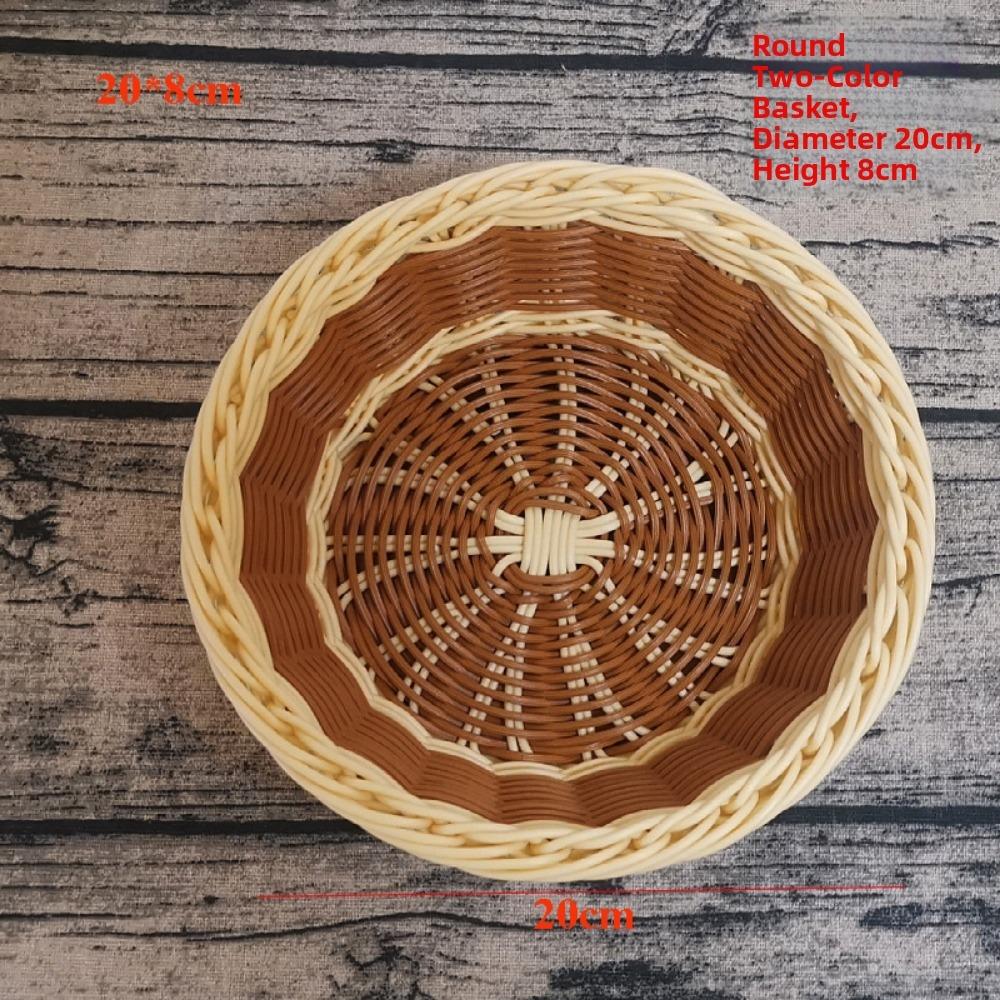

Hardness Rattan Wicker Woven Serving Baskets Household Handwoven Drain Chopstick Fork Spoon Holder 10 Styles Hot Pot Platter