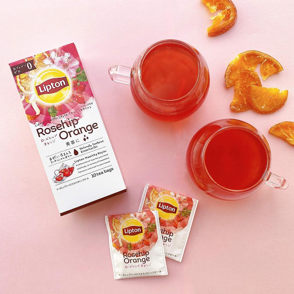 Lipton Healthy Style Rose Hip Orange Tea Tea Bags 10 X 6