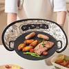 Long Fetter Oven Gloves Reinforced Heat Security Never Slip Outside for Baking Roasting Cooking