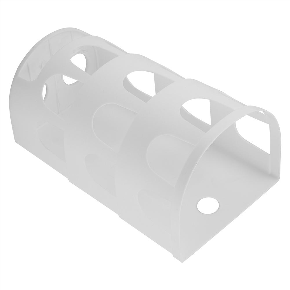 Plastic Wall Mounted Trash Bag Rubbish Bags Storage Box Kitchen Bedroom Bathroom(White)