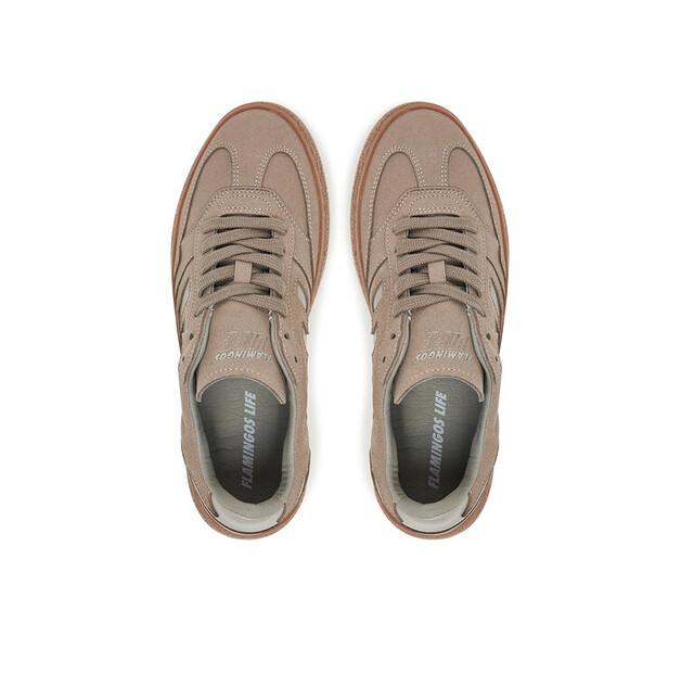 Мужские кроссовки Flamingos Life Жизнь фламинго кеды бурелы белого