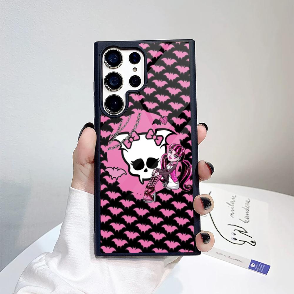 

M-Monsters-H-High Anime Phone Case For Samsung Galaxy S26 S25 S24 S23 S22 S21 S20 FE Edge Pro Plus Ultra PC+TPU Cover Galaxy S21 FE 5G