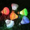 Dark Night Lighting Badminton Lighting Balls Luminous Shuttlecock LED Badminton  Outdoor Game