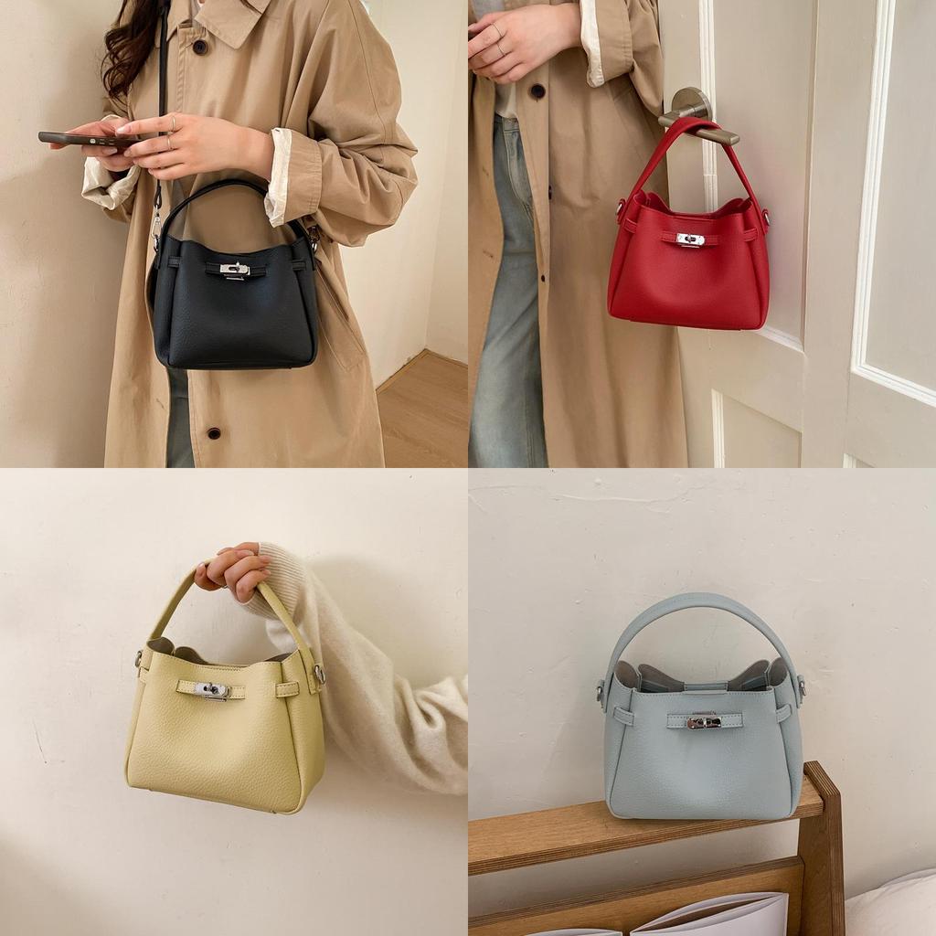 Water Bucket Bag For Women With Magnetic Closure And Faux Leather Interior For Daily Use