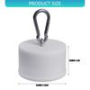 Heavy Type Poles Weight for Flags Ensures Straight Display Without Wrapping Fit 2 5 Inch Poles Steel