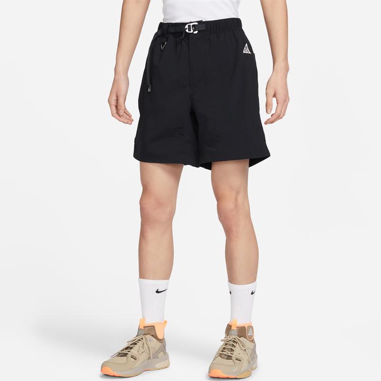 Nike ACG Jednobarevné logo Odnímatelné 2v1 Sportovní kalhoty Pánské Spodní díly Černá DX6647-010