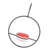 Hummingbird Feeder Beautiful Lightweight Hanging Bird Feeder with 4 Ports for Outdoor Backyard
