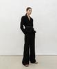AVA MOLLI Wool Blended Wide Pt (Black)