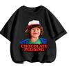 Summer Casual Crew Neck T Shirt Kawaii Cartoon Design Children Stranger Things Short Sleeve Tops Boys Girls