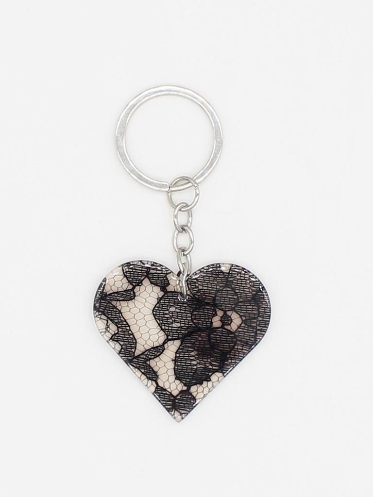 Acrylic Heart Crack Keychain & Phone Charm