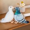 Cute Pigeon Plush Toy Soft Simulated Design Children Gift Photo Props Versatile PP Cotton Doll for Kids