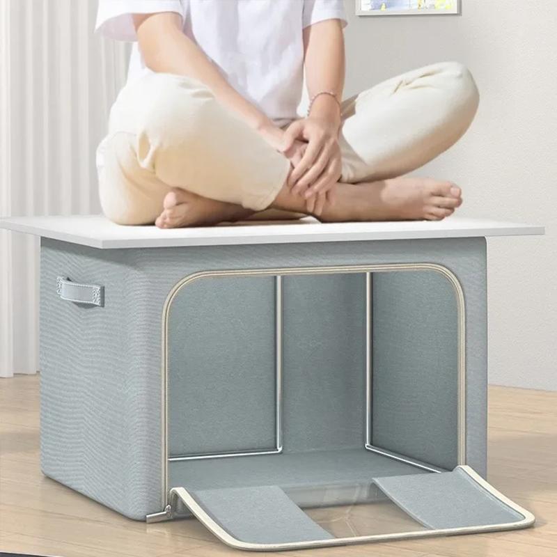 Foldable Storage Box Clothing Organizer Moving Extra Large Oxford Folding Boxes High Capacity Home Organization