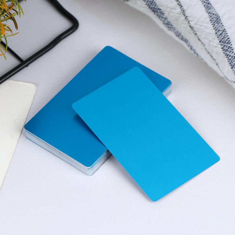 50 Buc. Blankuri Gravură Laser Foaie Aluminiu Cărți de Vizită Gravură Laser Multifuncționale DIY Cărți Cadou