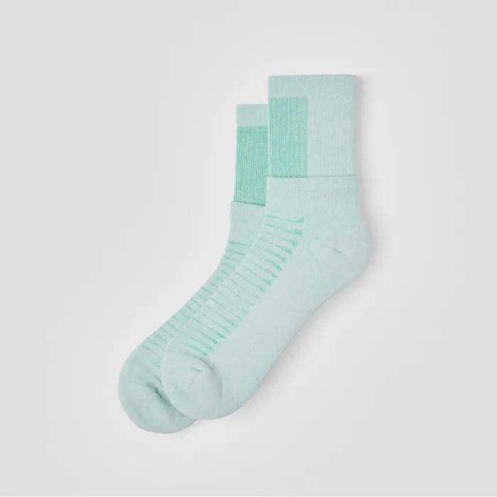 Mint Two Tone Layered Socks CALAX26109MIX