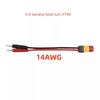 Durable XT30 XT60 XT90 T Plug Charge Lead to 4.0mm Banana Plugs 15cm Charge Cable 14AWG Rubber Adapter Cables for Lipo Battery