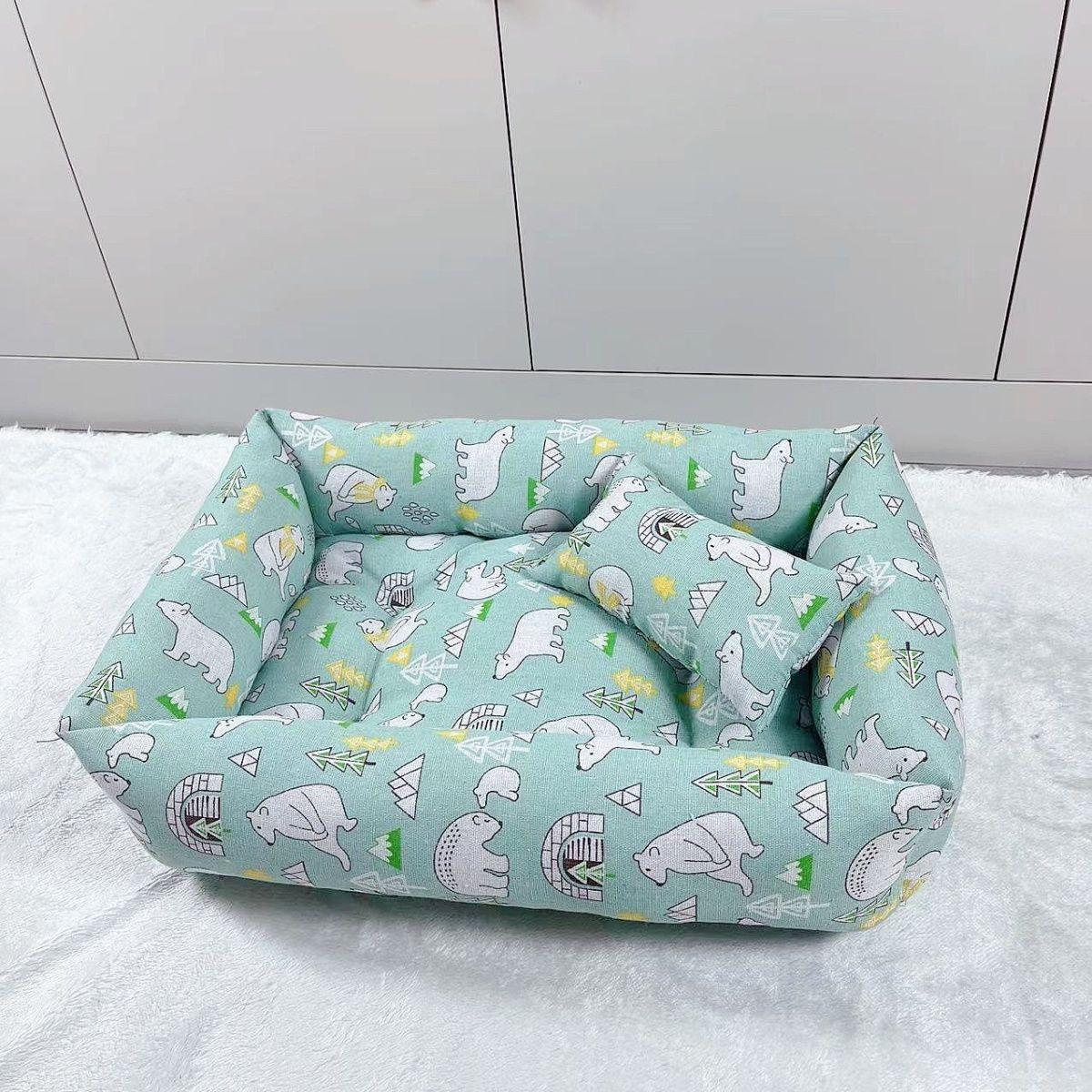 

Дом для собак Летний домик для домашних животных Коврик для кошачьего домика Тедди Товары для собак Летний матрас XL-70*45CM