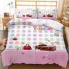 Girls Teen Romantic Bedding Collection King Paris Eiffel Tower Duvet Cover Microfiber British Style Love Heart Cartoon Comforter Cover