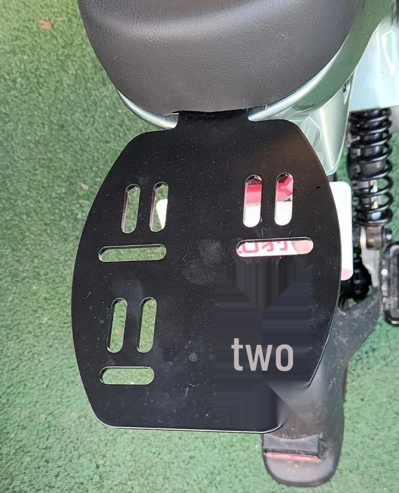 Porte-bagages Arrière Universel pour Véhicule Électrique - Support de Montage pour Coffre Arrière de Scooter
