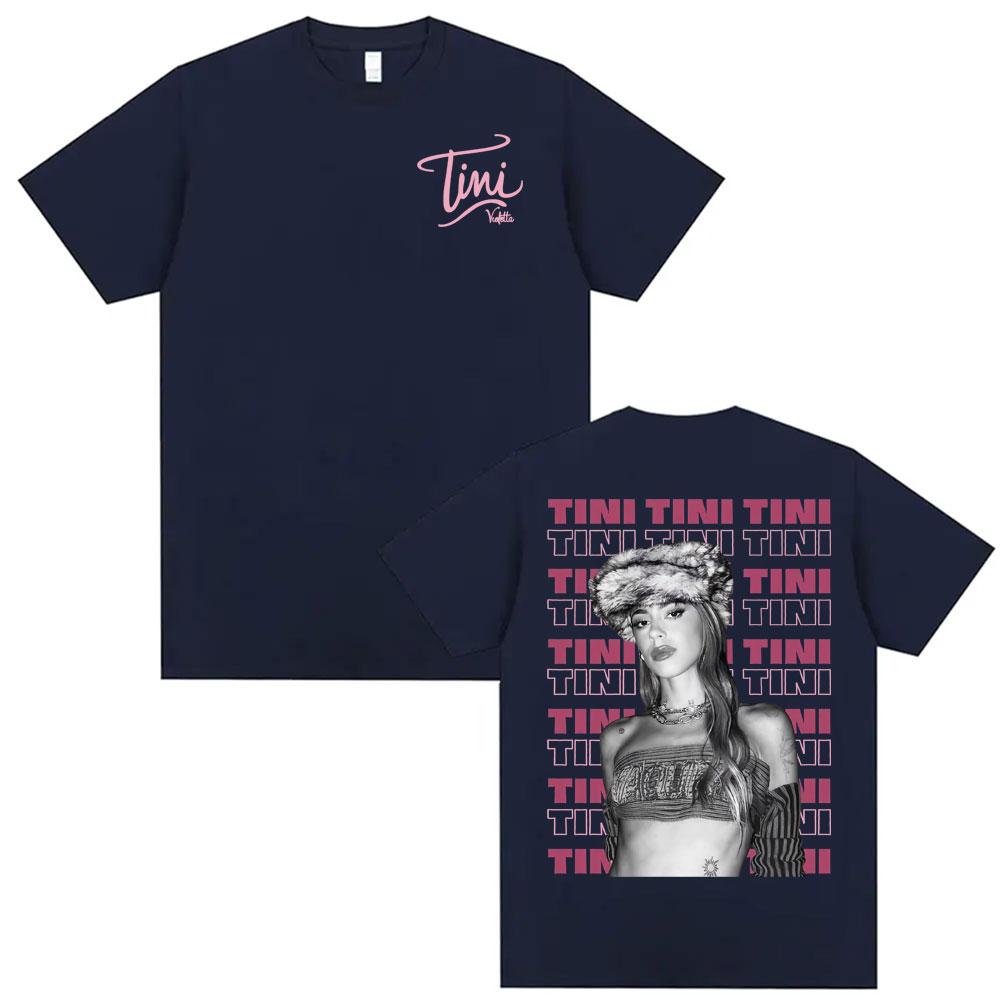 Singer Tini Stoessel Aesthetic Graphic Tshirt Men Womens Fashion Vintage Short Sleeve Tshirts High Street Cotton T Shirt