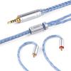 New TRIPOWIN Zonie 16 Core Silver Plated Cable SPCHIFI Earphone Upgrade Cable [2022 Version] & (2.5mm-MMCX, Blue)