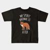 Boys Girls Soft Cotton Graphic Tees My Spirit Animal Is A Fox Breathable Daily School Wear Kids T-Shirts