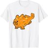 Πορτοκαλί Ψάρι Μπλομπ Καρτούν Γραφικό T-shirt