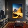Egyptian Pyramid Temple Sphinx Prints Poster Canvas HD Painting Modern Wall Art Pictures For Living Room Bedroom Home Decoration