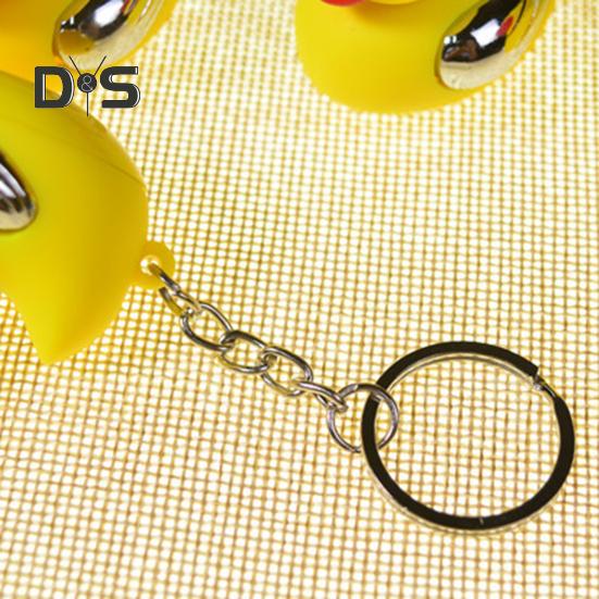 Elektroschock-Enten-Schlüsselanhänger, neuartiges Streich-Gadget-Spielzeug, kleiner elektrischer Touch-Schlüsselanhänger für Witzliebhaber, urkomisches Trickgeschenk