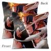 Hot Anime Bleach Ichigo Pillow Covers Cartoon Sofa Decorative Home Double-Sided Printing Short Plush Cute Cushion Cover