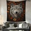 Classical beasts Wall Tapestry Aesthetic Wall Hanging Printed Fabric Blanket Decorative Tapestries for Bedroom Living Room Home Decor