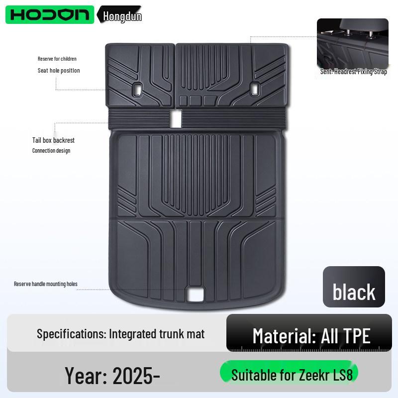 ZEEKR LS8 Trunk TPE26 Floor Mats Tail Box Decorative Accessory